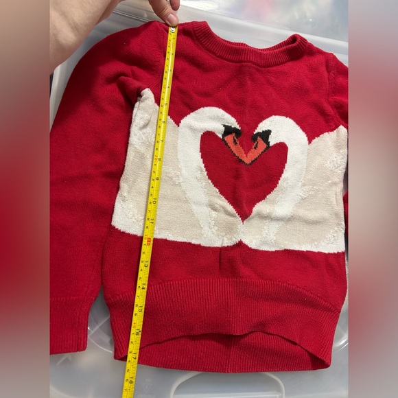 Gap Knit Swan Heart Sweater - Picture 3 of 3
